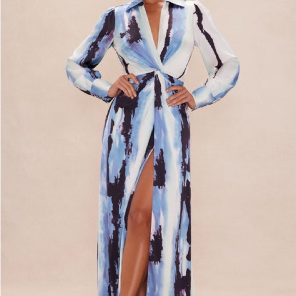 Reign Long Sleeve Luxe Maxi Dress